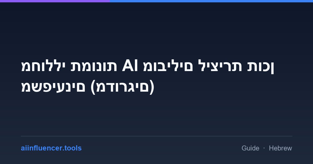 מחוללי תמונות AI מובילים ליצירת תוכן משפיענים (מדורגים)