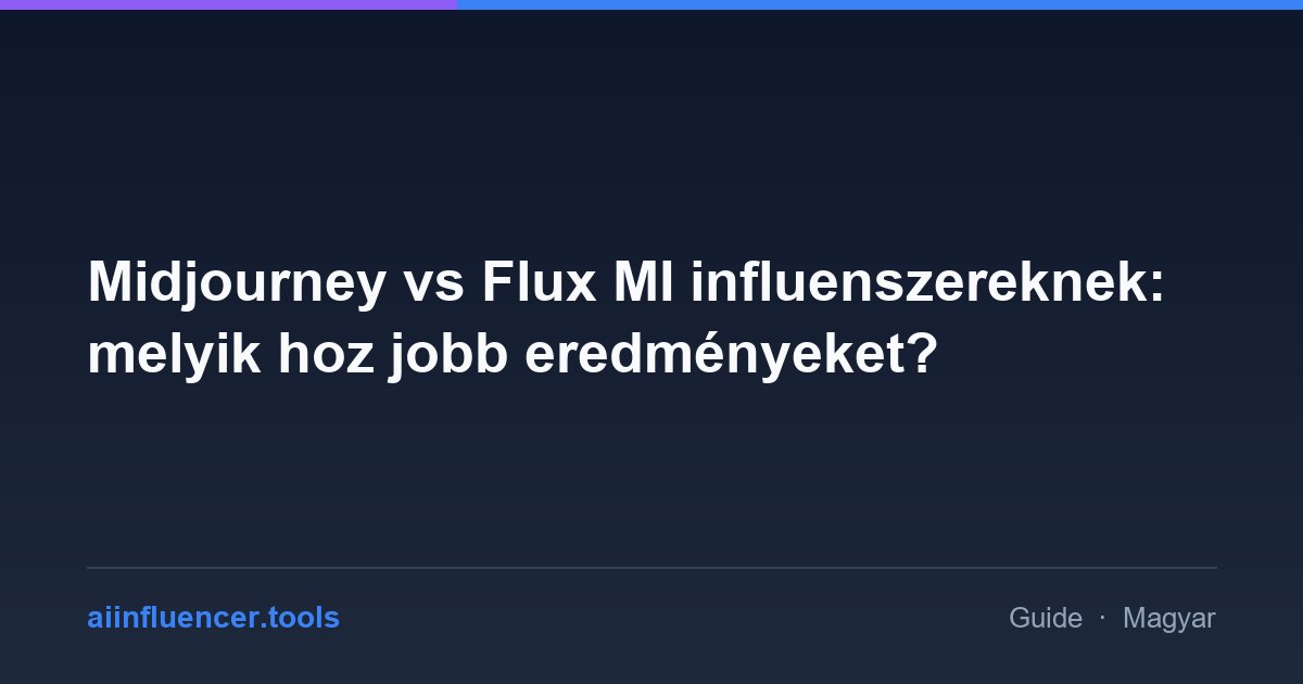 Midjourney vs Flux MI influenszereknek: melyik hoz jobb eredményeket?
